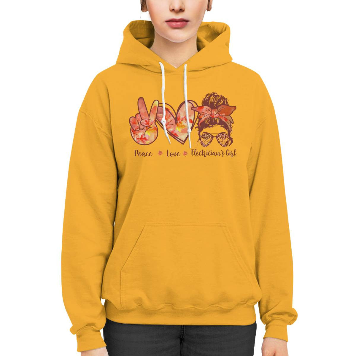 Awesome Electrician's Girl-Hoodie - grunx260804-0064