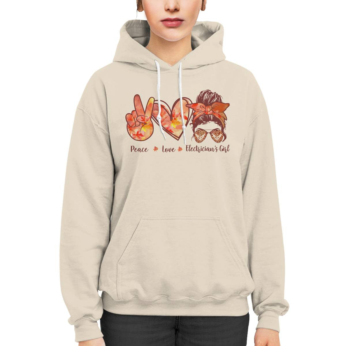 Awesome Electrician's Girl-Hoodie - grunx260804-0064