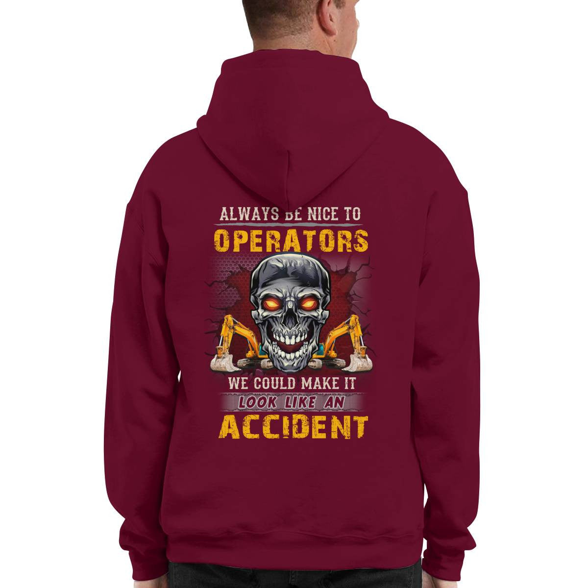 Always be Nice to Operators-Hoodie - grunx260804-0115