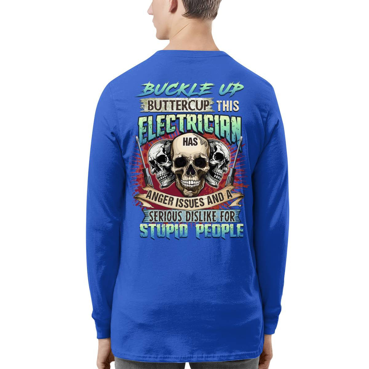 Awesome Electrician-T-shirt - grunx260804-0071