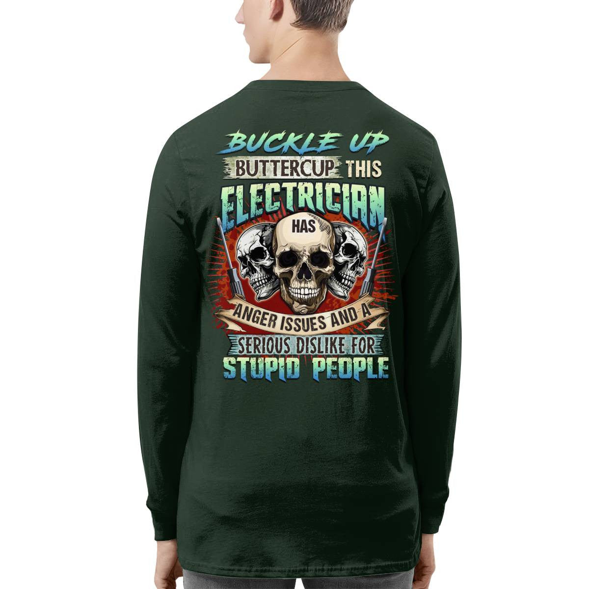 Awesome Electrician-T-shirt - grunx260804-0071