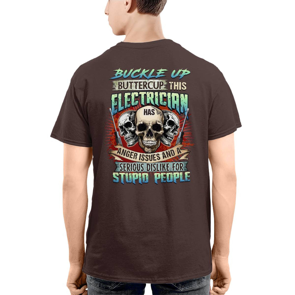 Awesome Electrician-T-shirt - grunx260804-0071