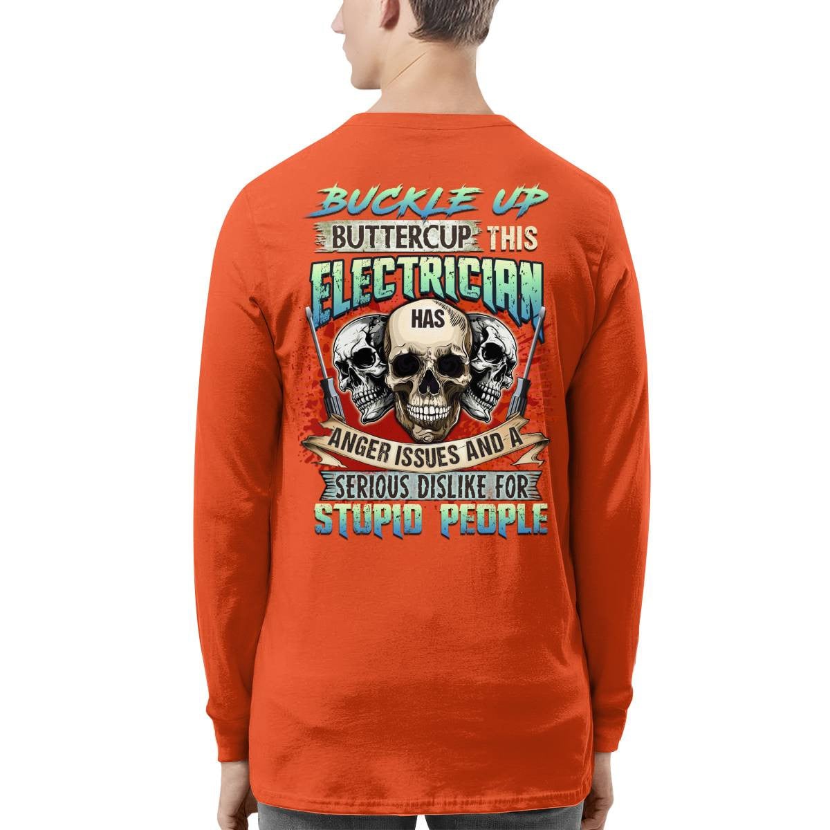 Awesome Electrician-T-shirt - grunx260804-0071