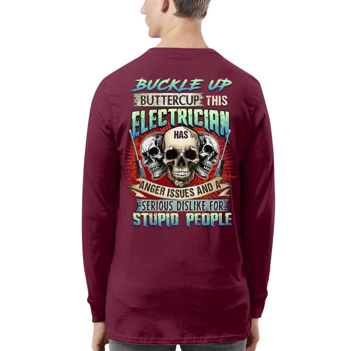 Awesome Electrician-T-shirt - grunx260804-0071