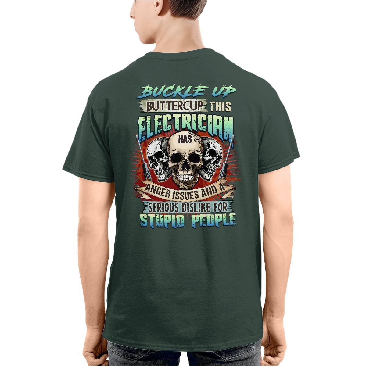 Awesome Electrician-T-shirt - grunx260804-0071