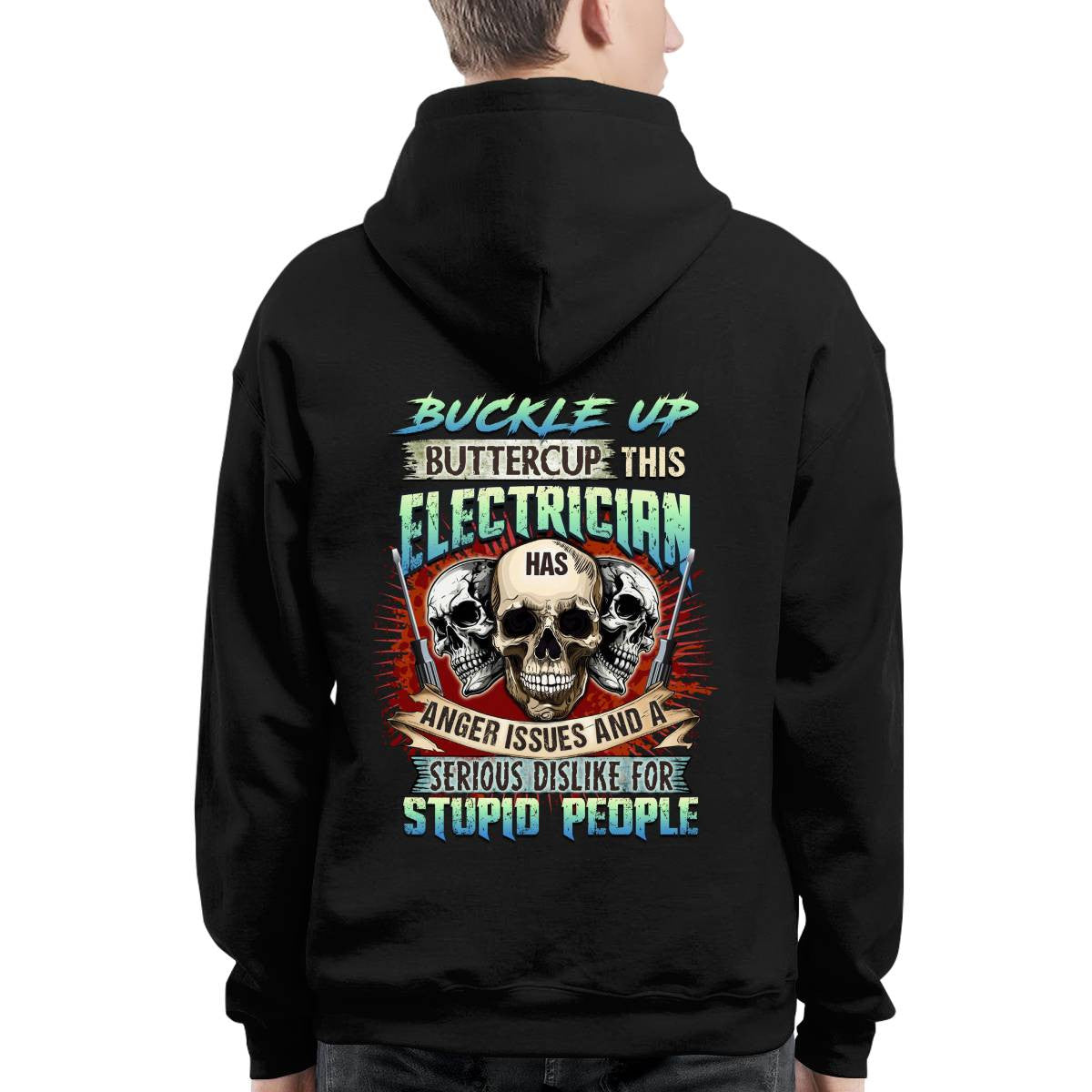 Awesome Electrician-T-shirt - grunx260804-0071