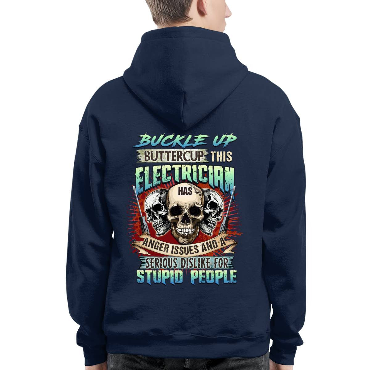 Awesome Electrician-T-shirt - grunx260804-0071