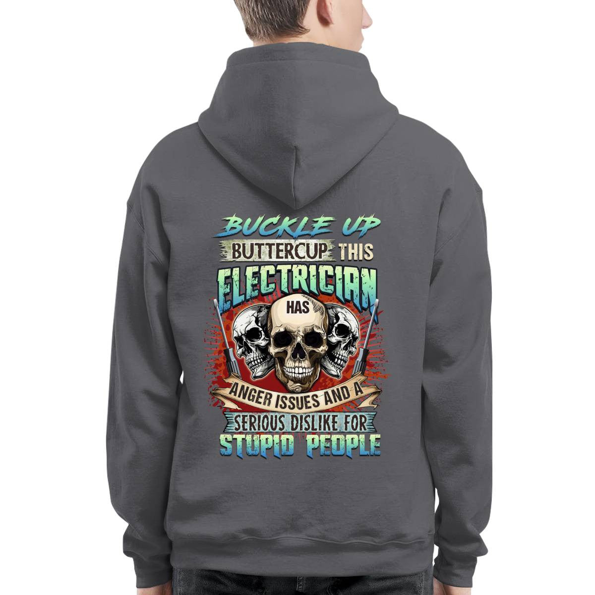 Awesome Electrician-T-shirt - grunx260804-0071