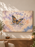 With God All Things Are Possible Canvas