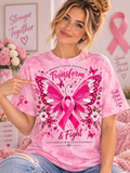 Transform And Fight Breast Cancer Awareness T-Shirt