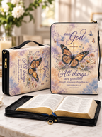 With God All Things Are Possible Bible Cover