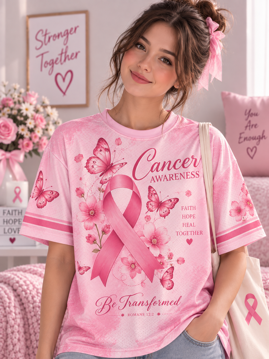 Be Transformed Cancer Awareness T-Shirt