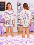 God Says I Am Faith Kids T-Shirt Jersey