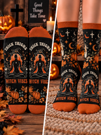 Thick Thighs Witch Vibes Mid-Tube Socks