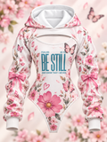 Be Still Psalm 46:10 Hooded Jumpsuit