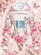 Be Still Psalm 46:10 Hooded Jumpsuit