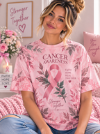 Stronger Together Botanical Leaves T-Shirt