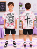 Wild For Jesus Lion Kids T-Shirt Jersey