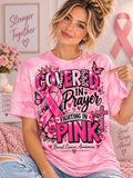 Covered In Prayer Fighting In Pink T-Shirt