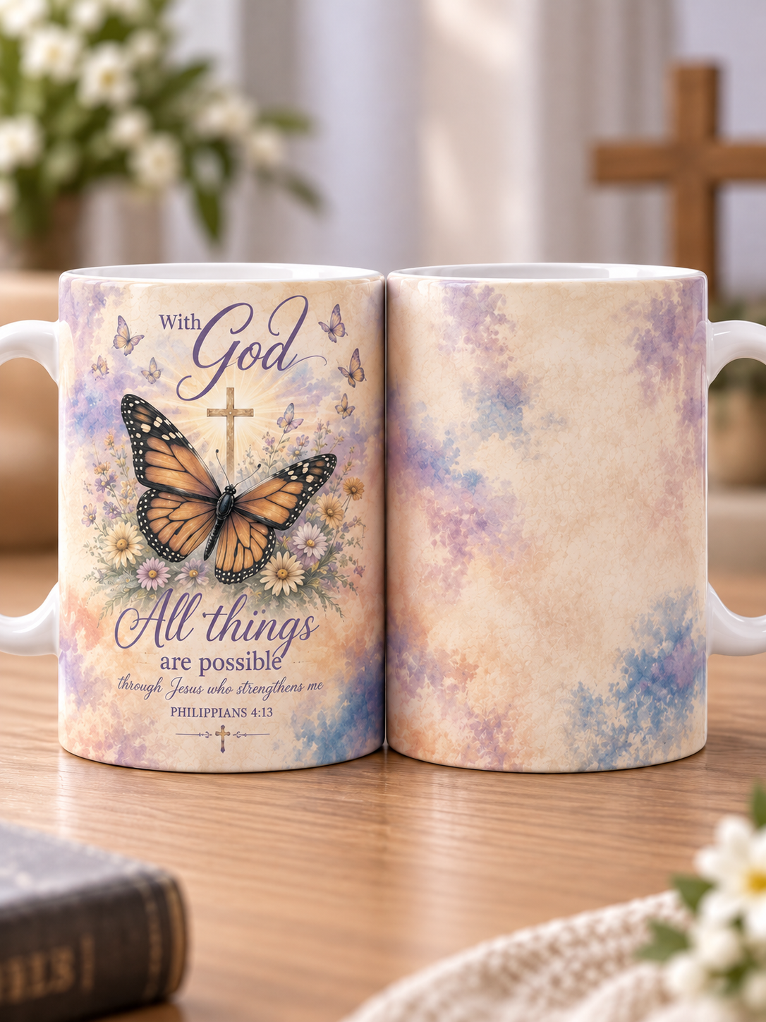 With God All Things Coffee Mug