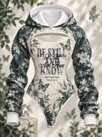 Be Still and Know I Am God Hooded Jumpsuit
