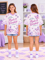 Made to Worship Butterfly Kids T-Shirt Jersey