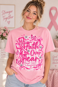 Faith Over Fear Breast Cancer Awareness T-Shirt