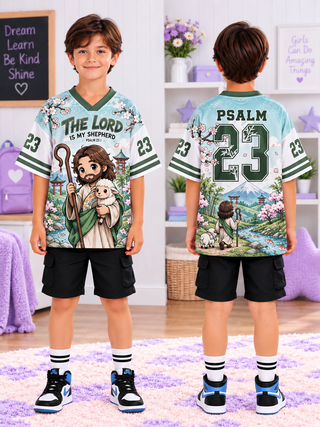 The Lord Is My Shepherd Kids T-Shirt Jersey