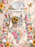 Be Still and Know Psalm 46:10 Hooded Jumpsuit
