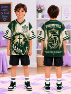 Lion of Judah Triumphed Kids T-Shirt Jersey