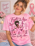 Fight With Hope Never Walks Alone T-Shirt