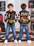 Run The Good Kids Baseball Jacket