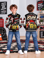 Run The Good Kids Baseball Jacket