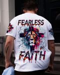 Fearless In Faith Lion Men's All Over Print Shirt - Trunx217824