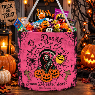 Jesus Defeated Death Candy Basket