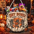 Dry Bones Come Alive Raccoon Candy Basket