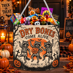 Dry Bones Come Alive Raccoon Candy Basket