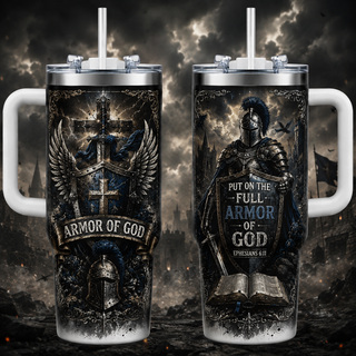 Dark Gothic Knight 40oz Top Tumbler
