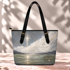 Personalized He Guides Me Star Saddle Bag