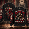 Faith & Bold Spirit – Skull Graphic Sweatshirt Combo