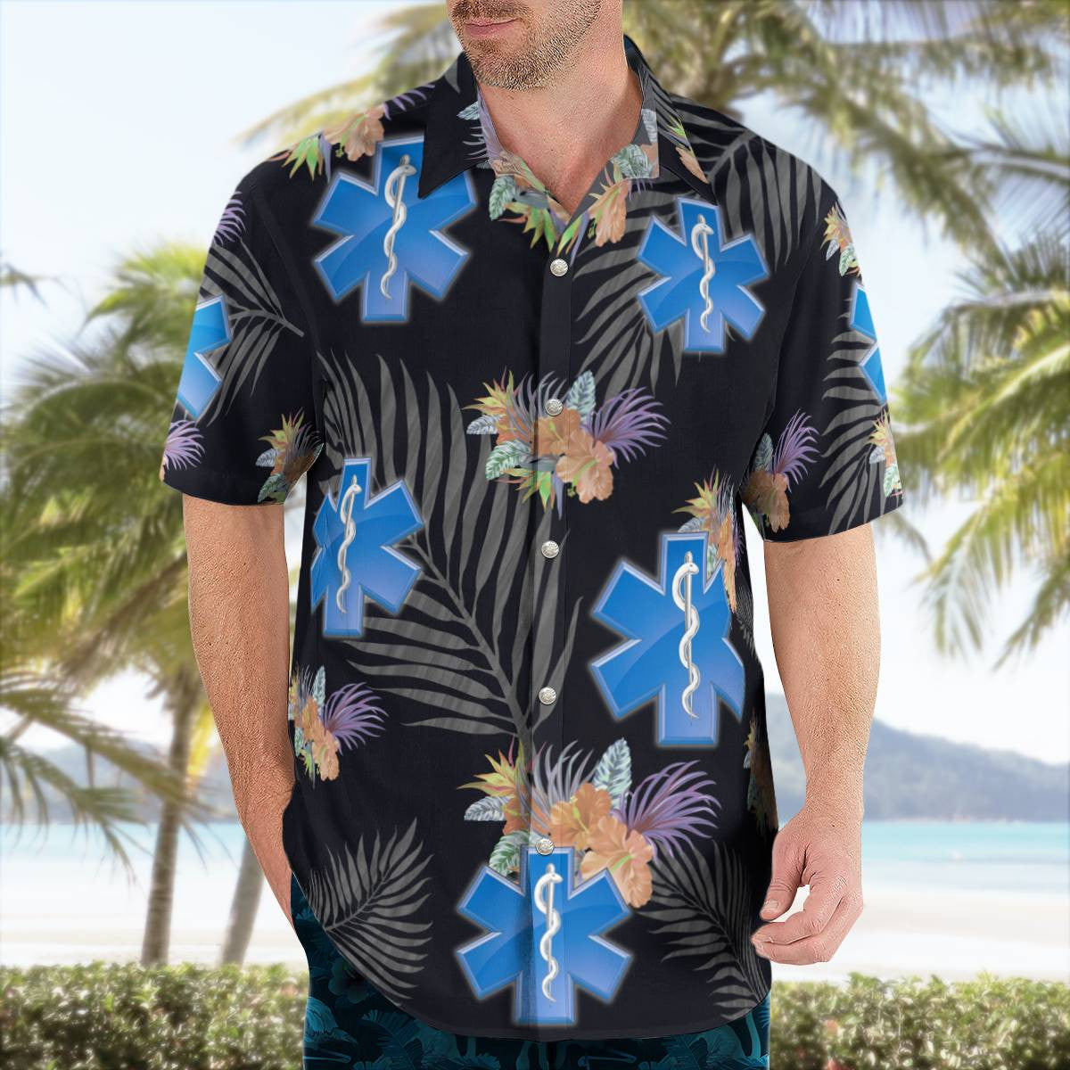 Awesome EMT- AOP Pocket Hawaiian Shirt - grunx260804-0092