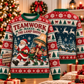 Teamwork Santa And Elves Ugly Sweater