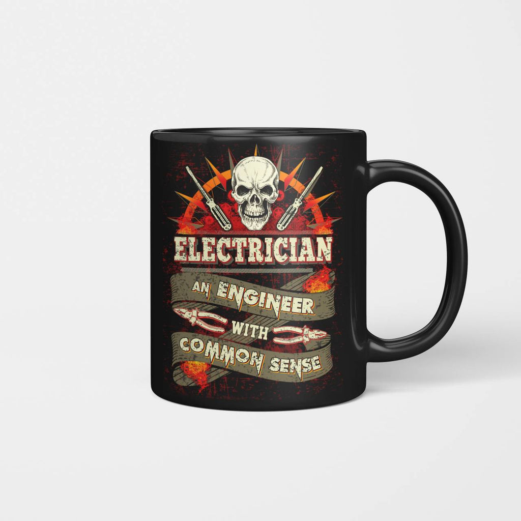 Awesome Electrician an Engineer with common sense-T-shirt - grunx260804-0038