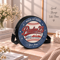 Personalized Psalm 23 Baseball Leather Round Bag