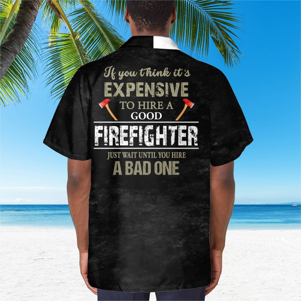 Awesome Firefighter- AOP Pocket Hawaiian Shirt - grunx260804-0122