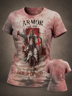 Vintage Templar Knight Christian Ephesians 6:10-18 T-Shirt