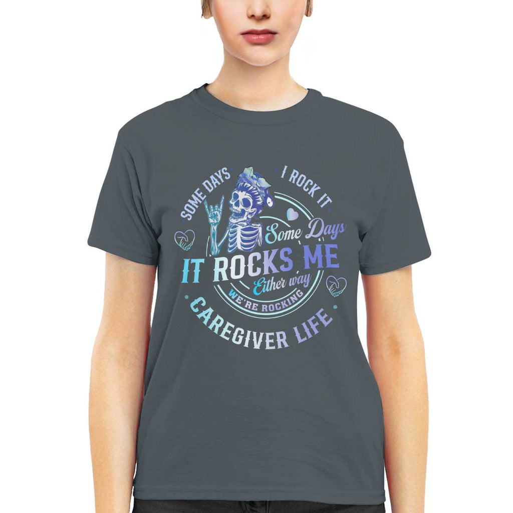 Awesome Caregiver Life-T-shirt-#F100724RCKNG1FCAREZ4