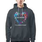 Awesome Dog Groomer Its a work of heart-T-shirt - grunx260804-0030