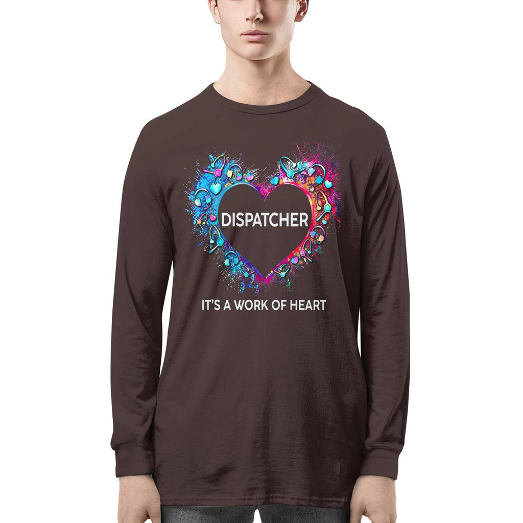 Awesome Dispatcher Its a work of heart-T-shirt - grunx260804-0016