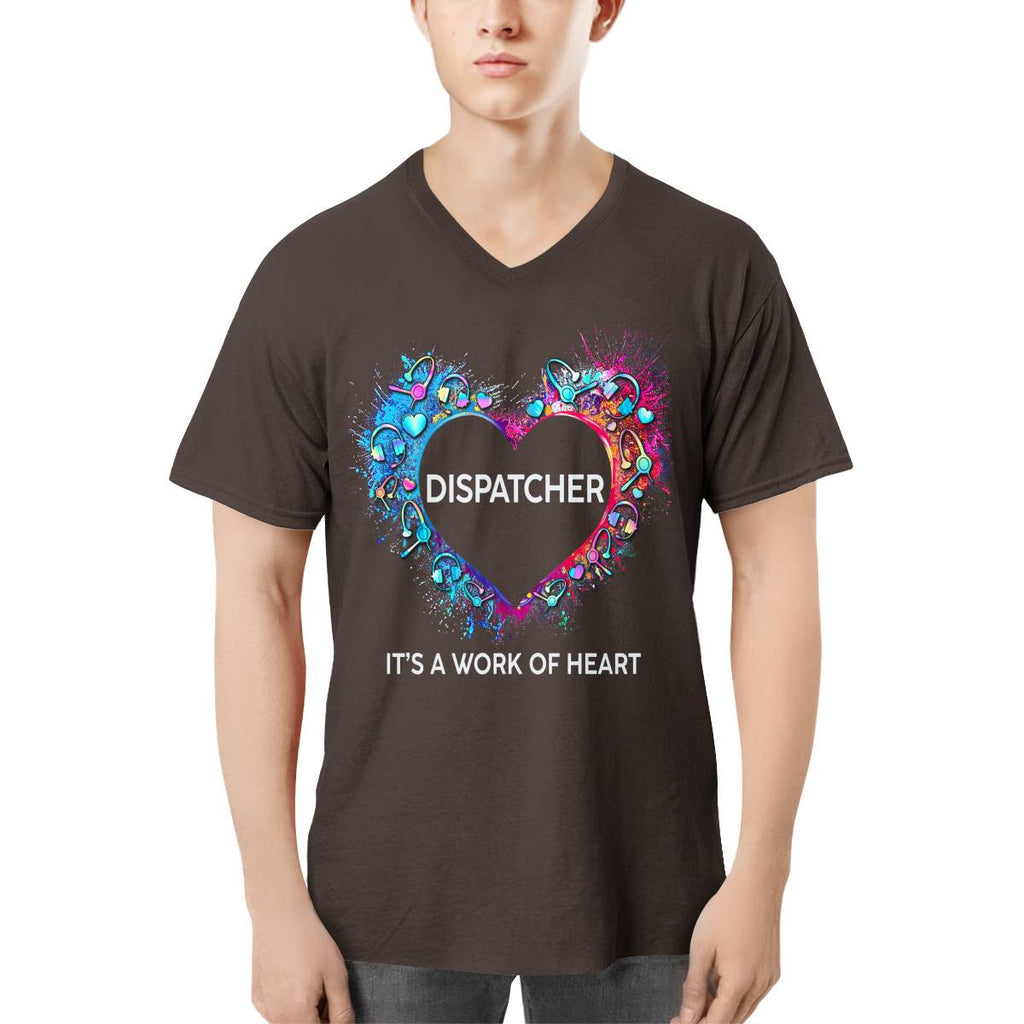 Awesome Dispatcher Its a work of heart-T-shirt - grunx260804-0016